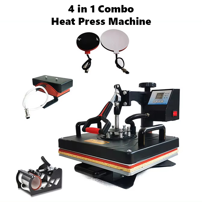 A4 Multi-Function Combo Heat Press Machine - Image 2
