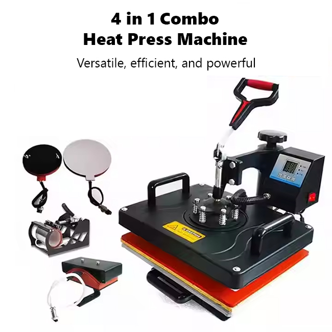A4 Multi-Function Combo Heat Press Machine - Image 5